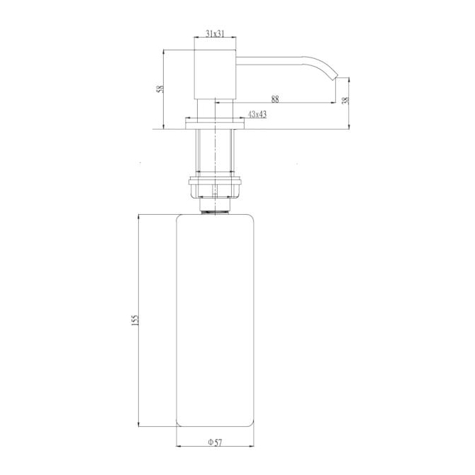 SPENDER P quadratisch be 20 31B002F3