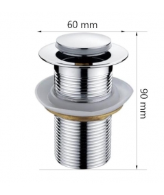 Stopper Click Clack Wash mit kleinem Pilz