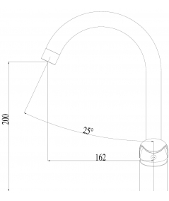 FINO schwarzer Küchenarmatur TW7020F7