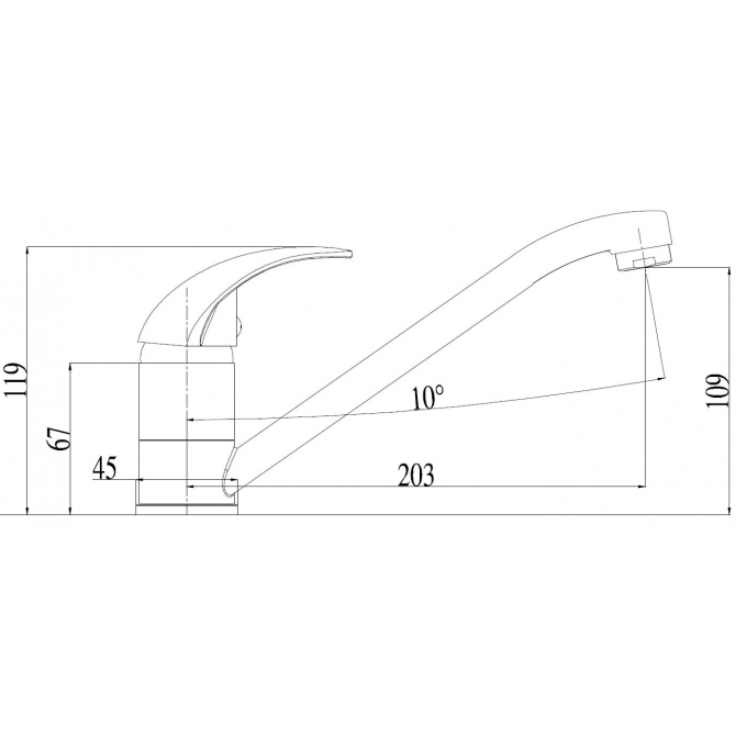 AMY ECO schwarz 10 TW7029F7 Küchenarmatur