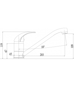 AMY ECO schwarz 10 TW7029F7 Küchenarmatur
